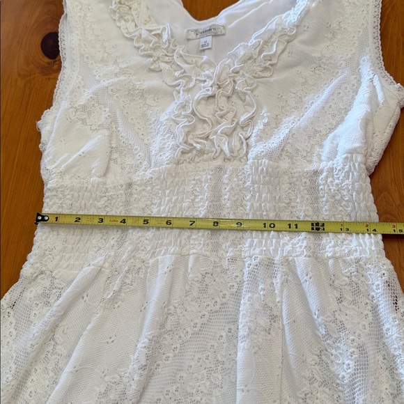 White Sleeveless Dress by Dressbarn - Picture 12 of 13